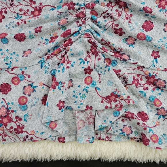 Disney Princess Mulan Flower Print Dress Sz L - Picture 5 of 14